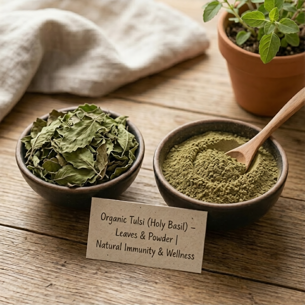 Organic Tulsi Leaves – Natural Immunity & Wellness