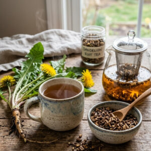 Bulk organic dried dandelion root for wholesale, available in tea cut and powder grades for botanical extraction and herbal tea manufacturing